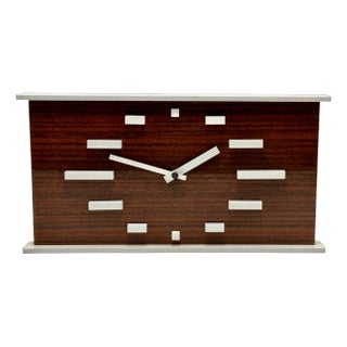 Mid-Century German Clock from Glashütte, 1970s For Sale