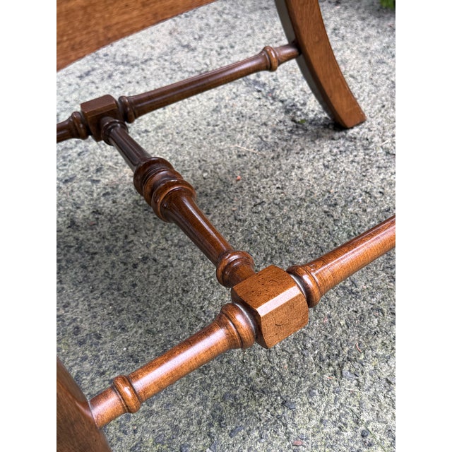 Late 20th Century Ethan Allen Queen Anne “Classic Manor” Dining Chairs - Set of 8 For Sale - Image 10 of 12