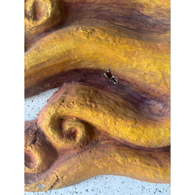 Vintage 1960s Mexican Folk Art Papier-Mâché Sun Wall Sculpture For Sale In Miami - Image 6 of 8