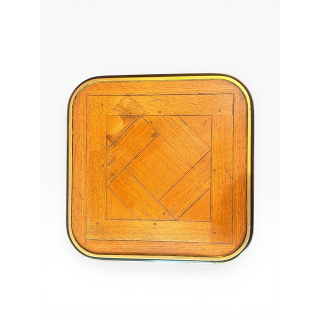 Wood 1980s Baker Furniture Chinoiserie Black & Gold Lacquered Accent Tables – Pair For Sale - Image 7 of 14