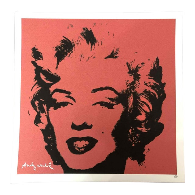 1990s After Andy Warhol "Marylin Monroe" Lithograph For Sale
