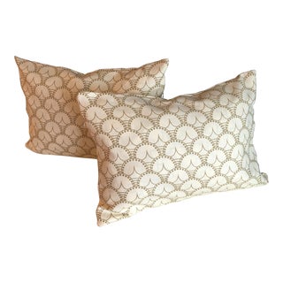 Good Fortune Pillows by Prints Etc Inc - A Pair For Sale
