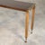 Mid-Century Italian Walnut Vanity Console with Brass Legs and Circular Mirror, 1950s For Sale - Image 15 of 17