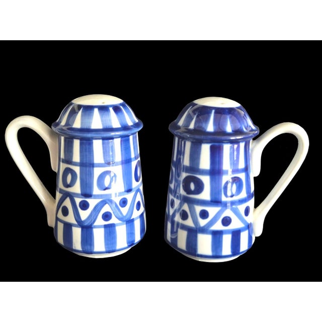 Mid-Century Modern Vintage Dansk Arabesque Salt and Pepper Shakers, a Pair For Sale - Image 3 of 12
