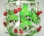 Italian Tole Strawberry Birdcage Chandelier Lantern Light, c.1960 For Sale - Image 4 of 13