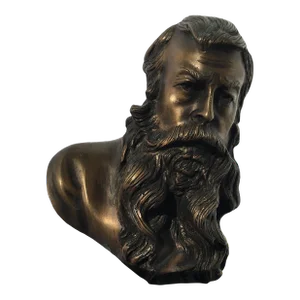19th Century Bronze Portrait Bust of Meissonier by Vincenzo Gemito