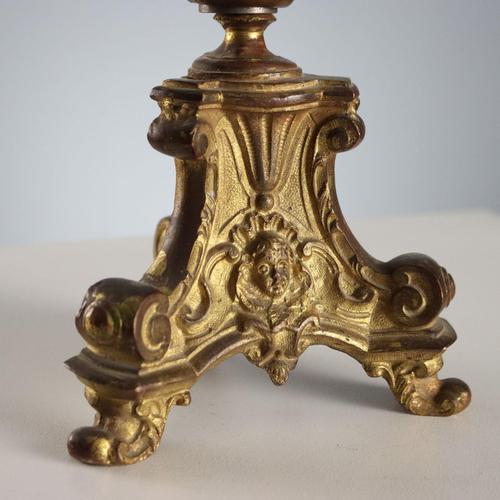 Gilded Bronze Banner Top For Sale - Image 6 of 11