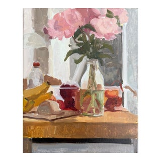 Grocery Haul Figurative Oil Painting For Sale