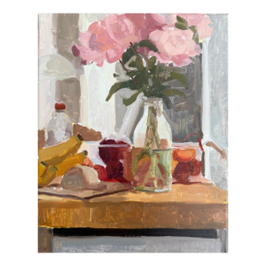 Grocery Haul Figurative Oil Painting