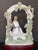 2000 - 2009 Lladró Tranquility (Model #06677) Porcelain Figurine, Featuring a Seated Woman Under a Floral Arbor For Sale - Image 5 of 6