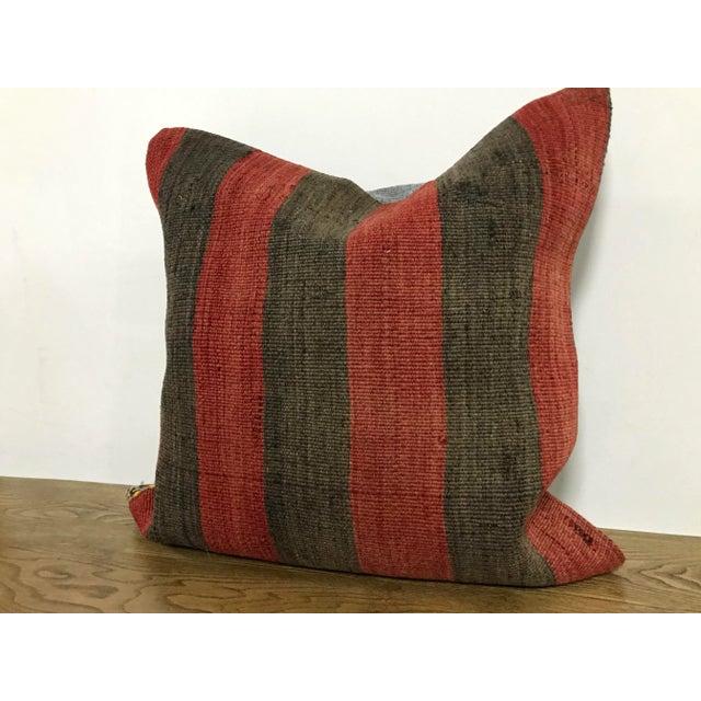 Boho Chic Vintage Bohemian Turkish Kilim Pillow Cover For Sale - Image 3 of 6