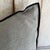 Mid-Century Modern French, Stone Washed Linen Accent Pillow in Camouflage With Down Insert For Sale - Image 3 of 5
