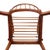 Ivory Vintage Knoll Antimott Solid Wood Lounge Chair in Ivory Boucle' For Sale - Image 8 of 10