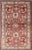 Textile Vintage Turkish Oushak Rug in Deep Crimson, Soft Gold, and Pale Blue With Floral For Sale - Image 7 of 7