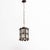Vintage Metal Pendant Lamp, 1950 For Sale - Image 13 of 15