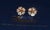 Late 20th Century Pair of Chopard Happy Hearts Flowers Diamond Mother of Pearl 18k Rose Gold Earrings For Sale - Image 13 of 15