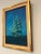 Vintage 1974 Nautical Folk Art Oil Painting on Canvas Board, Signed Beal | Tall Ship Maritime Seascape For Sale - Image 4 of 8