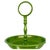Vintage Mid-Century Modern 5 Tier Green Pedestal Centerpiece Tray Stand For Sale - Image 11 of 12