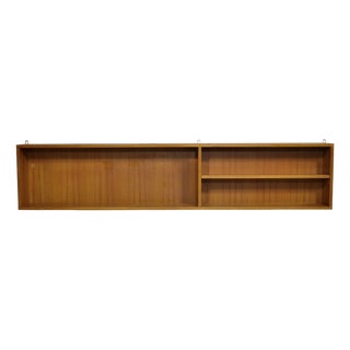 Mid-Century Modern Teak Wall Shelf, 1960s For Sale
