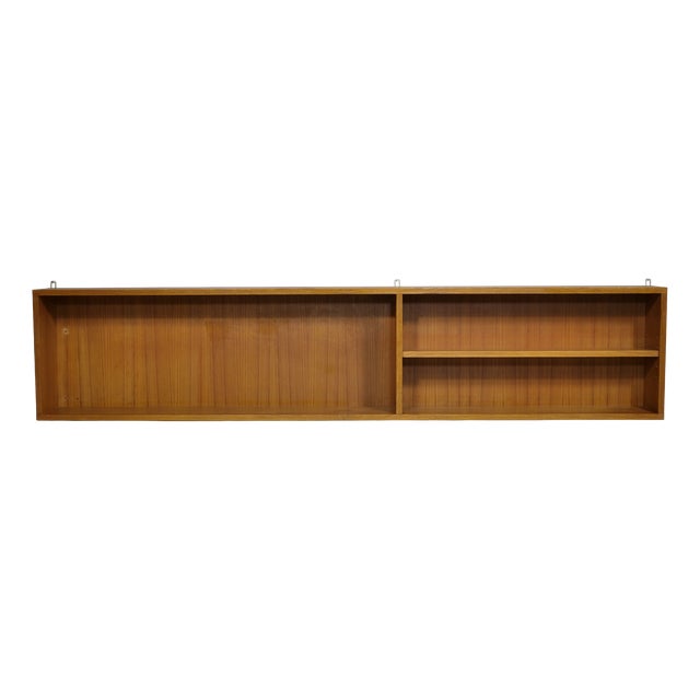 Mid-Century Modern Teak Wall Shelf, 1960s For Sale