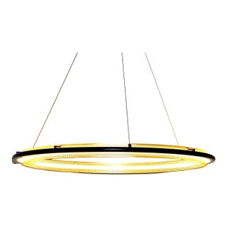 Large Hoop Pendant Light | Unused | West Elm For Sale