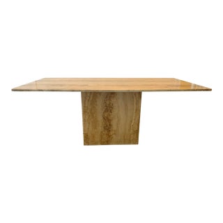 Vintage Used Travertine Dining Tables Chairish