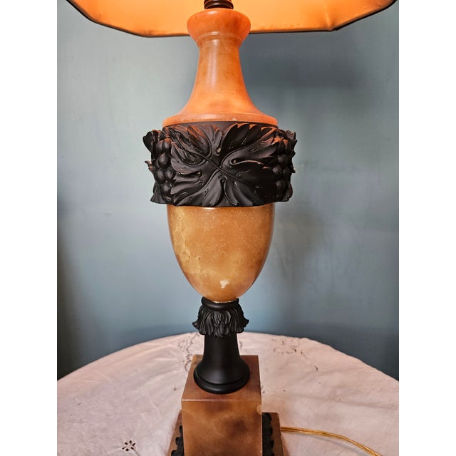 Vintage Marble Lamp For Sale - Image 4 of 14