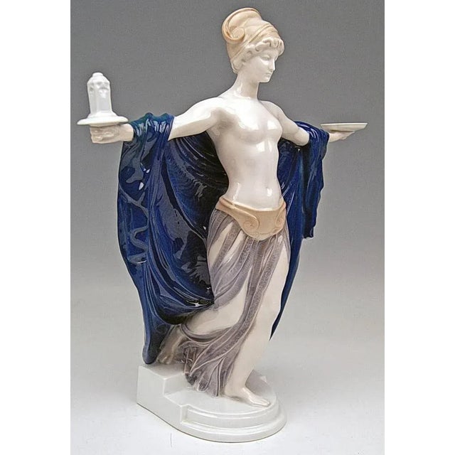 Temple Figurine attributed to F. Liebermann for Rosenthal, Germany, 1914 For Sale - Image 4 of 8