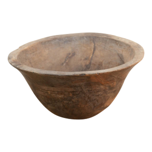Rustic African Churning Butter Bowl