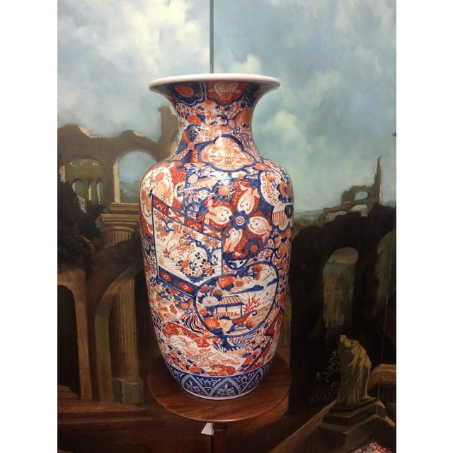 Item: Antique Imari Vase, Palace Size Vase. Age & Condition: Meiji Period (1868-1912). Overall good condition. May have...
