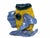 Vintage Handcrafted 4” Crackle Glazed Tropical Fish Art Pottery Vase For Sale - Image 4 of 10