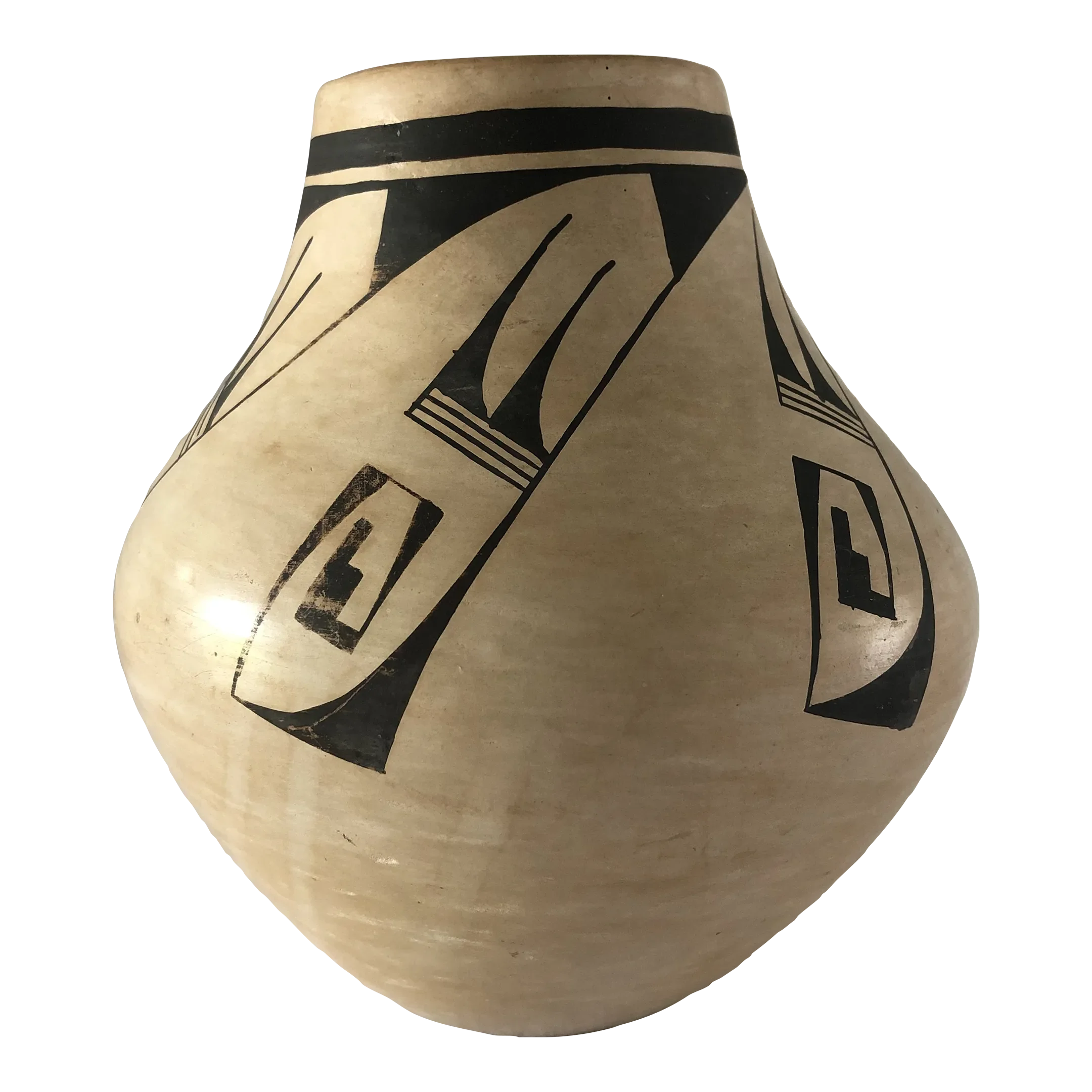 Hailwood's 陶器瓶 2点セット　1910 Vintage Late 20th Century Helen Naha Feather Woman Hopi - Tewa