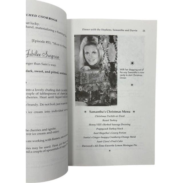 Paper The Bewitched Cookbook: Magic in the Kitchen by Kasey Rogers & Mark Wood 1996 For Sale - Image 7 of 12