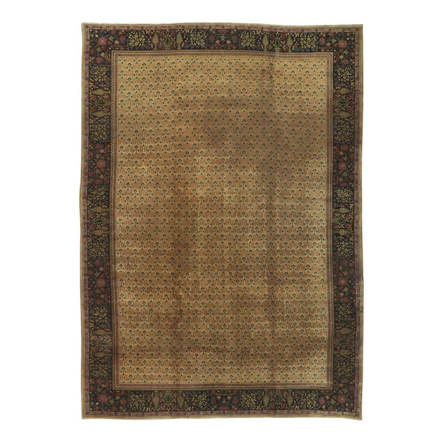 Antique Indian Agra Rug, 09'09 X 14'00 For Sale