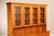 Wood Shaker Shoppe Cherry Stepback Cupboard With Glass Door Hutch For Sale - Image 7 of 18