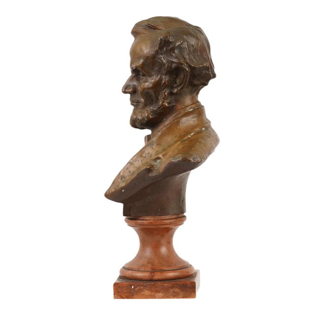 Late 19th Century Attr Hans Muller Bronze Sculpture of Abraham Lincoln For Sale - Image 5 of 7