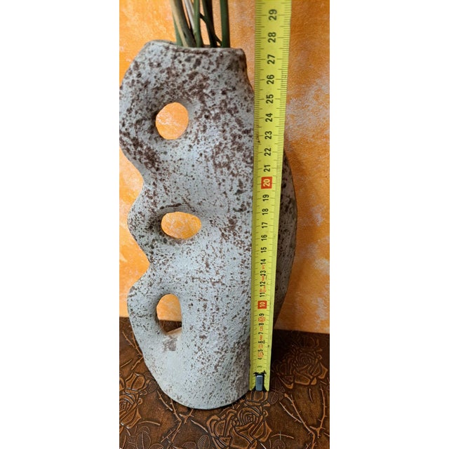 Sculpture Materials Modernist Vase, Galicia, 1980 For Sale - Image 7 of 8