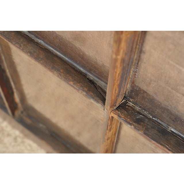 Traditional Hand Silvered Six Pane Wood Reclaimed Window Mirror For Sale - Image 3 of 9