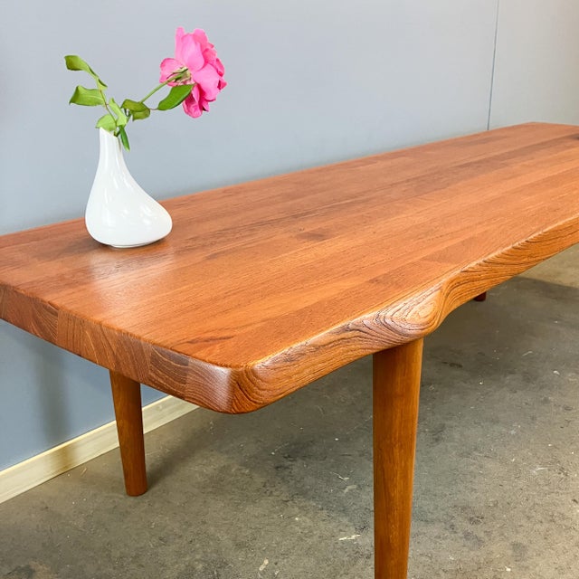 1960s Large Coffee Table in Teak by John Boné for Mikael Laursen, 1960s For Sale - Image 5 of 11