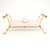 Mid-Century Modern Vintage French Brass Bench, 1970s For Sale - Image 3 of 10
