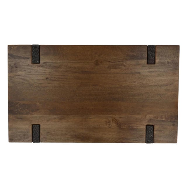 Mesa Modern Wood Block Coffee Table For Sale - Image 4 of 6