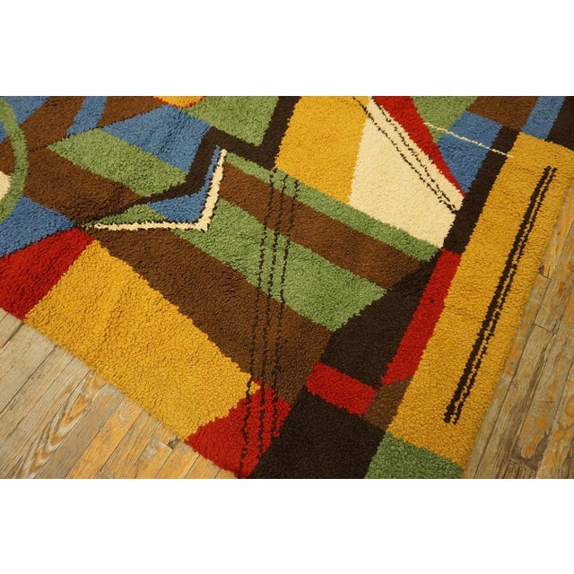 Surprising Multicolor Background Color With Kandinsky Design Influences Vintage Modern European For Sale - Image 11 of 11