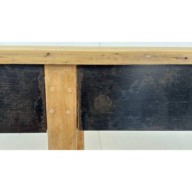 1940s French Rustic Country House Table, 1940s For Sale - Image 5 of 11