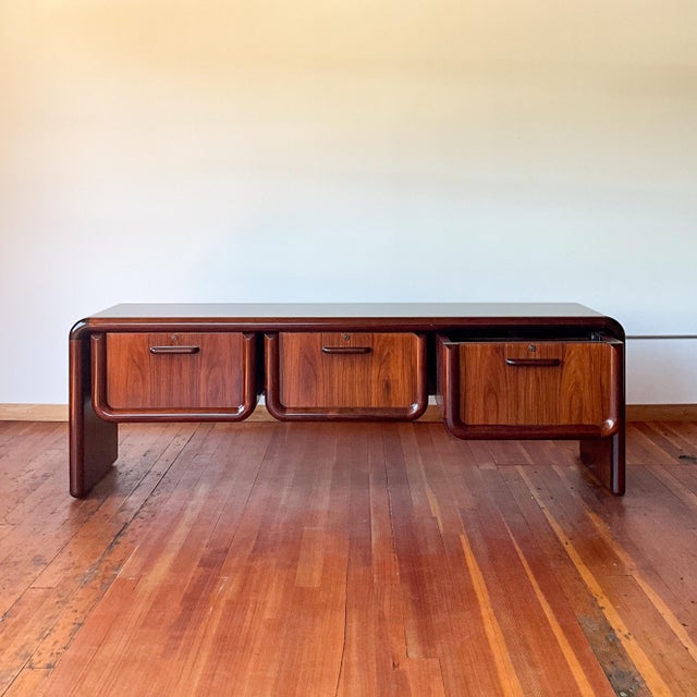 Auburn 1970s Dyrlund Supreme Credenza in Rosewood For Sale - Image 8 of 17