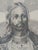 A truly remarkable rendition skillfully rendered in charcoal. Framed under glass in a handsome maple molding. Signed and...