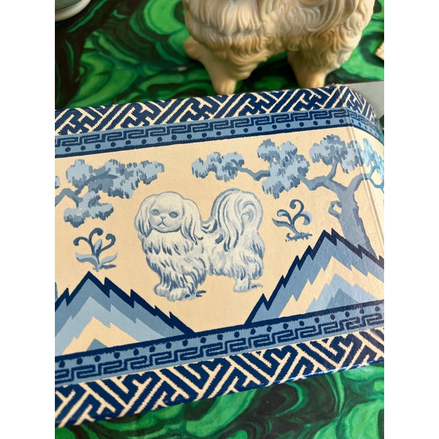 Mid-Century Modern Vintage Avon Greek Key Pekingese For Sale - Image 3 of 7