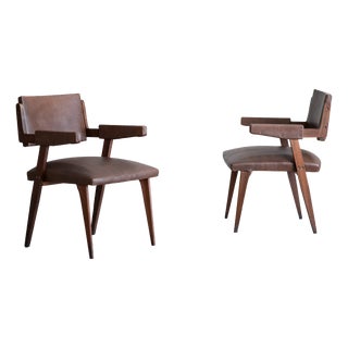 Mid-Century Armchairs, Italy, 1950s, Set of 2 For Sale