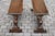 English Two English Georgian Period Walnut Benches with Turned Legs and Cross Stretcher For Sale - Image 3 of 12