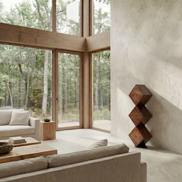 A unique piece by an unknown artist, crafted by a cabinetmaker in the 1960s. An object of great aesthetic power, it stands...