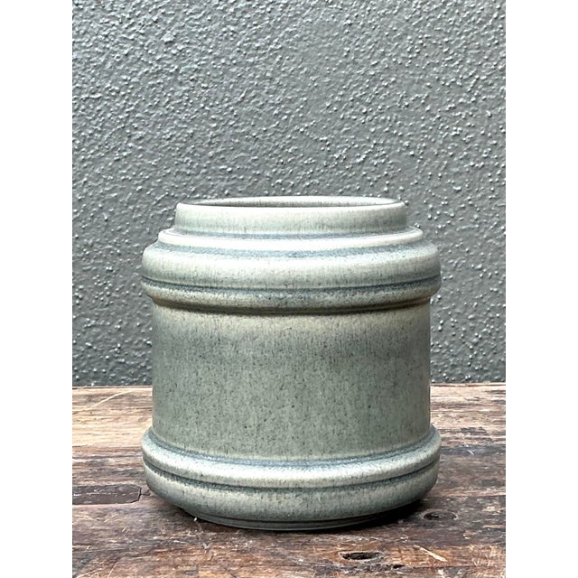 Gray Vintage Danish Studio Pottery Bowl For Sale - Image 8 of 12